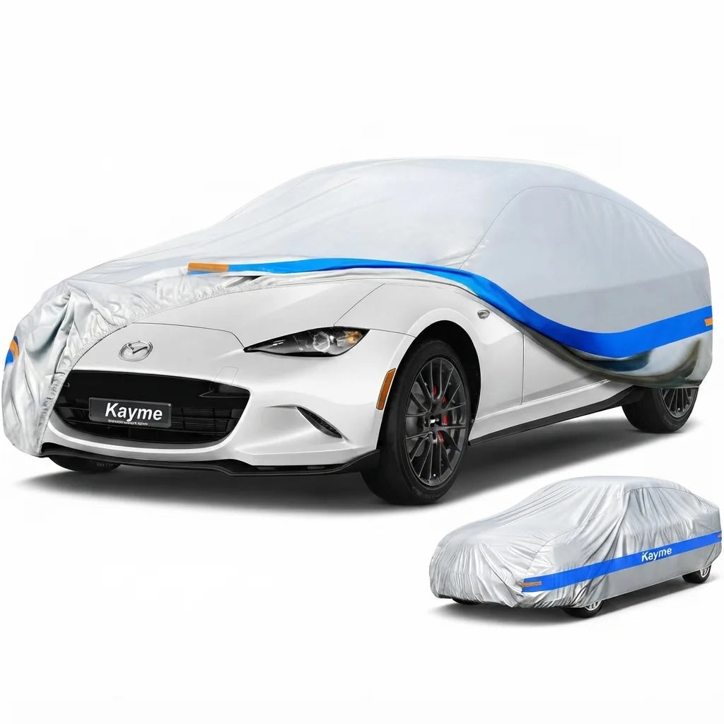 Universal Thickened Waterproof Car Cover Outdoor All Weather Rain Snow UV Dust Protection Covers Fit For Hatchback Sedan SUV Car Mobile World