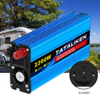 Pure Sine Wave Inverter 1000W-4000W DC 12V and 24V to AC 220V 50hz Power Inverter Charger  Adapter Universal Socket CM World