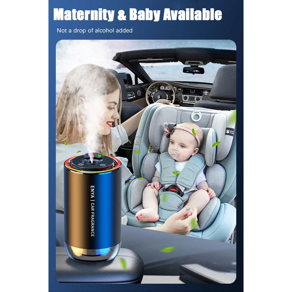 Car Perfume 3 in 1 Color Air Freshener Essential Oil Fragrance Diffuser Smell Distributor USB Aromatherapy Scent Air Refresher CM World