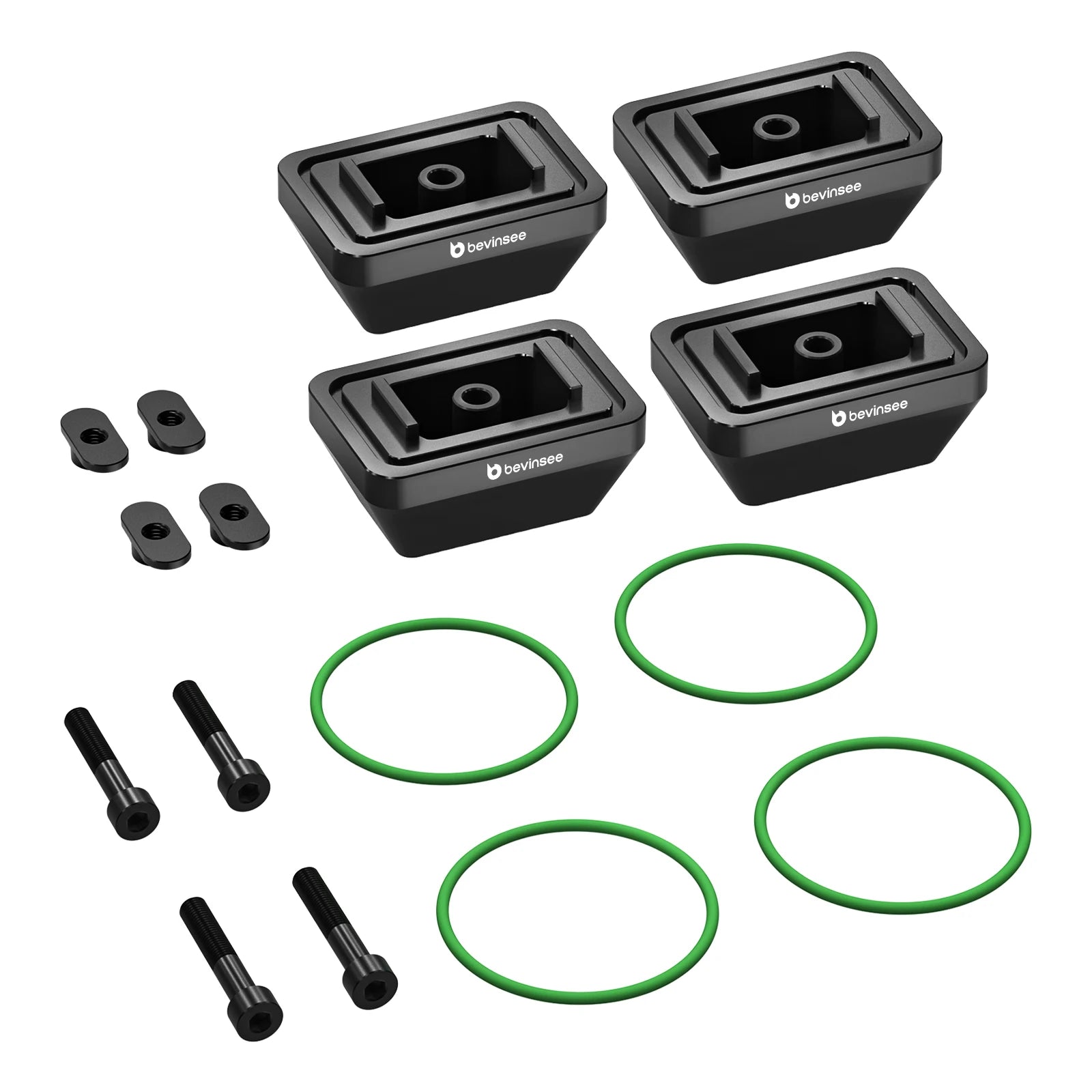 BEVINSEE Jack Pad Set for BMW X1 E84,M2 F87,M3 E90/E92/E93/F80,M4 F82/F83,F20 F10 F30 F31 F32 F33 F36 F22 F23 F12 E91 E92 E93 CM World