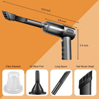 Lenovo 690000Pa Wireless Car Vacuum 2 Hours Quick Charge Wet Dry Dual-use Cleaner Portable Handheld High-power Vacuum Cleaner