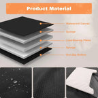 Furri&Me Dog Car Seat Cover Back Seat Cover for Dogs Pet Car Seat Protector 400lbs Capacity Waterproof Non-Slip Scratch-Resistant Seat Protective Cover Car Mobile World