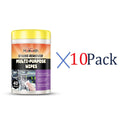 40PCS Car Interior Cleaning Wipes Multipurpose Wipes for Dashboard Leather Seats Screen Quick Cleaner Degreaser for Stains Dust CM World
