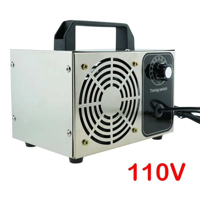 220V/110V 60g/h Ozone Generator Car Air Ozonator Machine Air Purifier Air Cleaner Deodorizer Sanitizer with Timing Switch