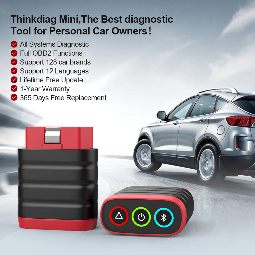 THINKCAR THINKDIAG MINI Obd2 Scanner For Auto Full Obd 2 Function System Diagnostic Tool Car Diagnose Code Reader PK ELM327 CM World