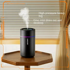 280ML Air Humidifier Large Fog Volume Colorful Atmosphere Light Silent Aroma Diffuser Essential Oils Aromatherapy for Home Car CM World