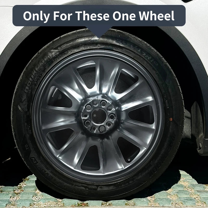 TSLLUG 4PCS 18 Inch 43th Hubcap for Tesla Model Y Juniper Standard 2026 Replacement Automobile Hubcap Full Rim Cover Accessories