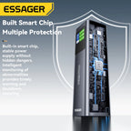 ESSAGER 140W Power Bank 27000mAh PD3.1 Super Fast Charging Digital Display Portable PowerBank for Macbook Laptop iPhone 17 16 15 Car Mobile World