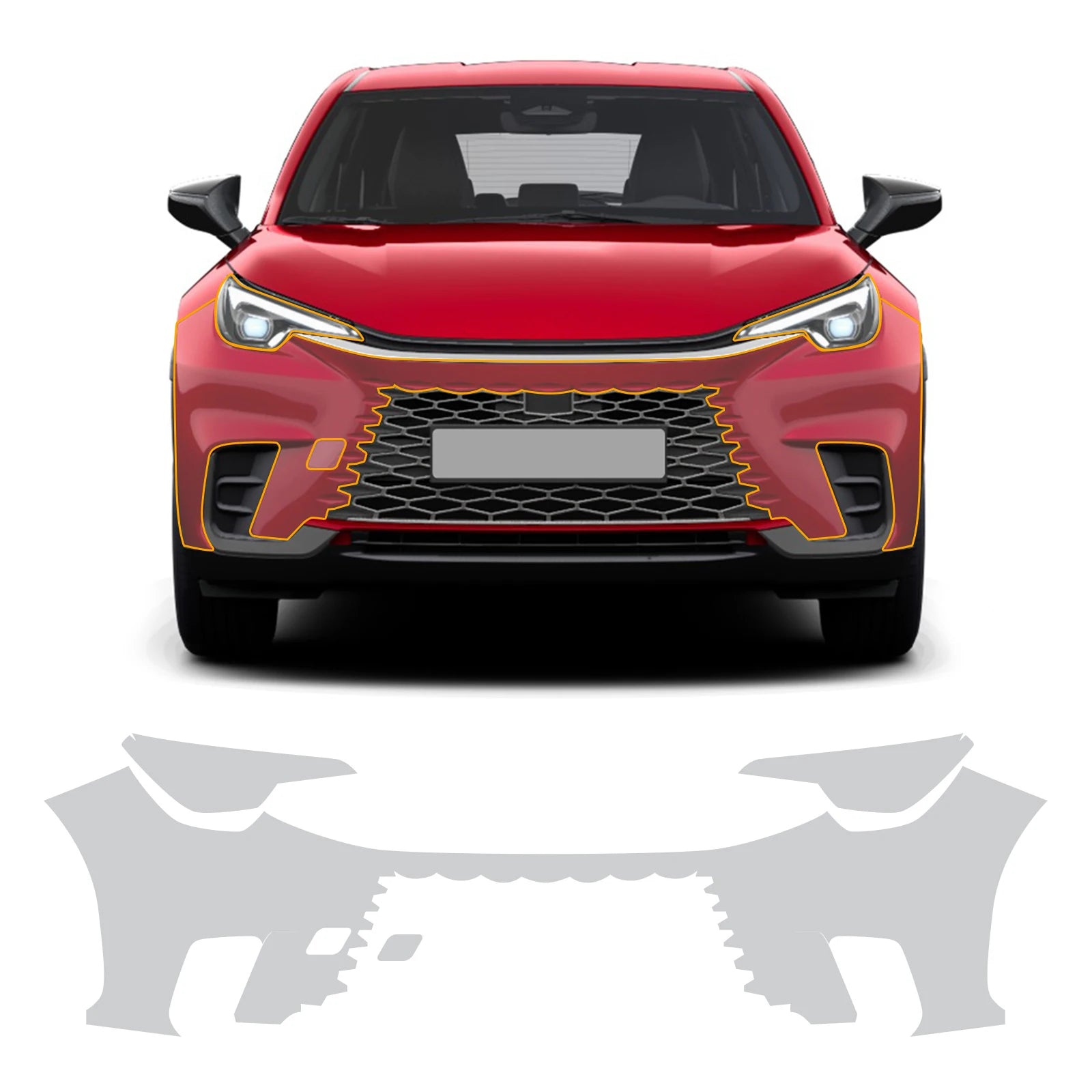For Lexus LBX 2023-2026 Invisible Car Wrap TPU Film Protective Layer Scratch Resistant Car Parts Car Modification Accessories Car Mobile World