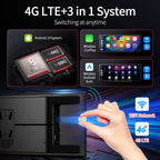 Imagebon M70 11.4" 4G Android 14 8+128G Dashcam 8 Core Wireless CarPlay & Android Auto Split Screen Remote Monitoring Car DVR Car Mobile World