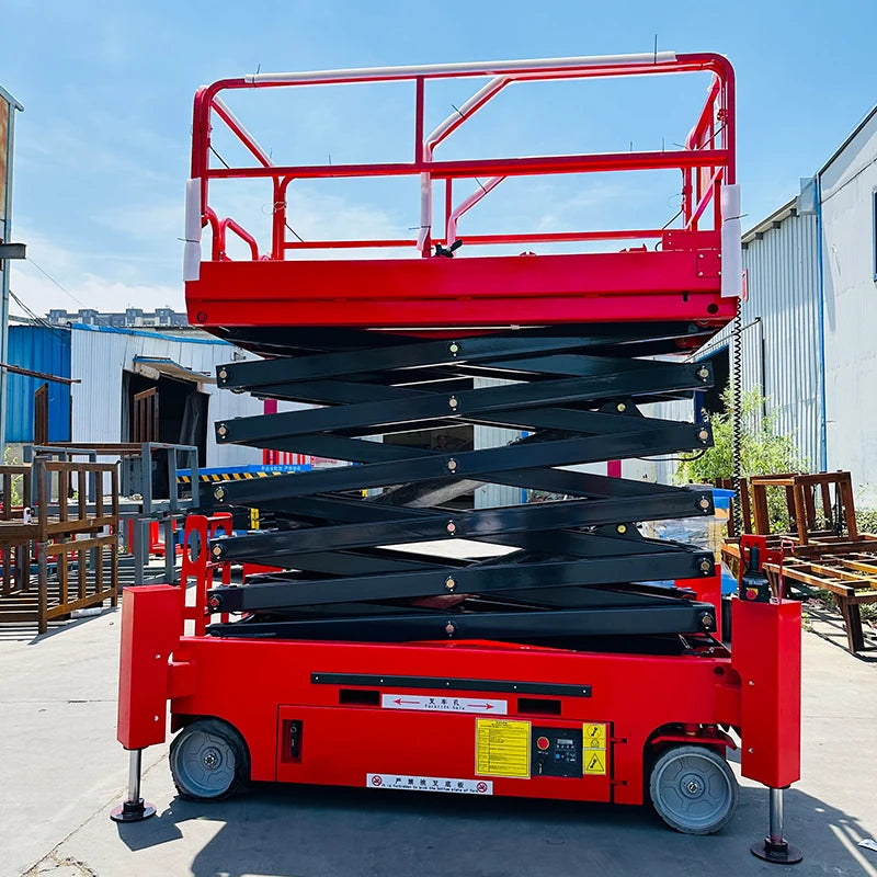 Low Noise Indoor Scissor Lift Table Hydraulic Aerial Work Platform Self Propelled Tracked Crawler Lift For Cleanroom Assembly Us CM World