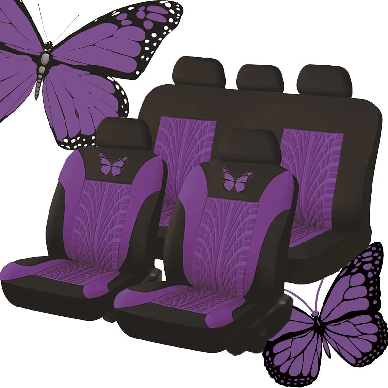Fashion Car Seat Covers Universal Car Seat Cover Car Seat Protection Covers Women Car Interior Accessories (9 Colors)