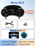 STWEI 2024 New Lcd Digital Dashboard Cluster Digital Speedometer For Mercedes Benz A Class W176 GLA CLA  C117 GLC W205 W212 W207 CM World
