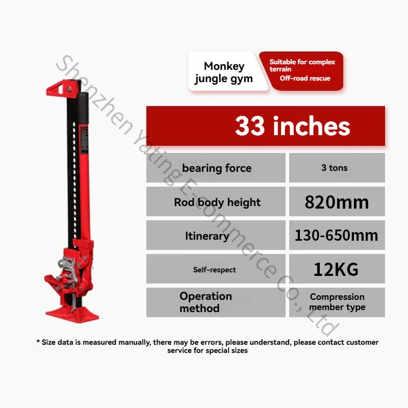 Manual Climbing Pole Farmer Top Off-road Special Lift Mechanical Jack Rescue and Escape Vehicle Jack