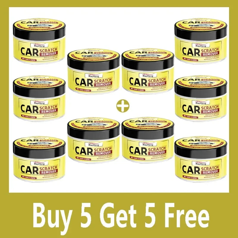 100g NanoTech Scratch Remover Wax - 3Min Repair/Color-Adaptive, No Tools & HydroShield UV Protection CM World