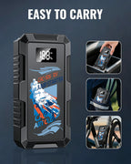 CAR ART CLUB 6000A Portable Jump Starter, 12V Battery Booster, Emergency Power for 9L Gas 7L Diesel Engine SUV Truck