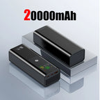 50000mAh Portable Color Screen Power Bank Supports PD100W Bidirectional Fast Charging Suitable For IPhone Laptop Samsung Xiaomi Car Mobile World