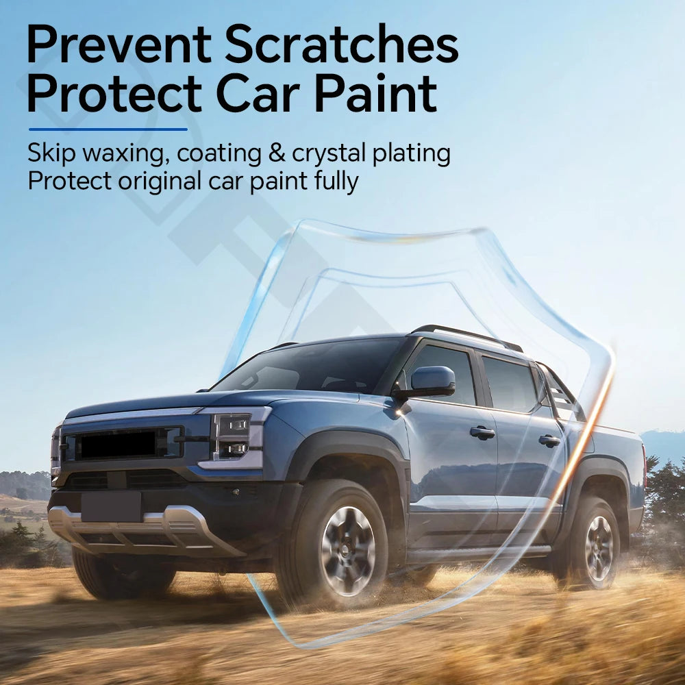 For BYD Ute Shark Base 2024-2025 9Mil TPU Paint Protection Film Car Body Sticker Anti-scratch Protective PPF Car Accessories Car Mobile World