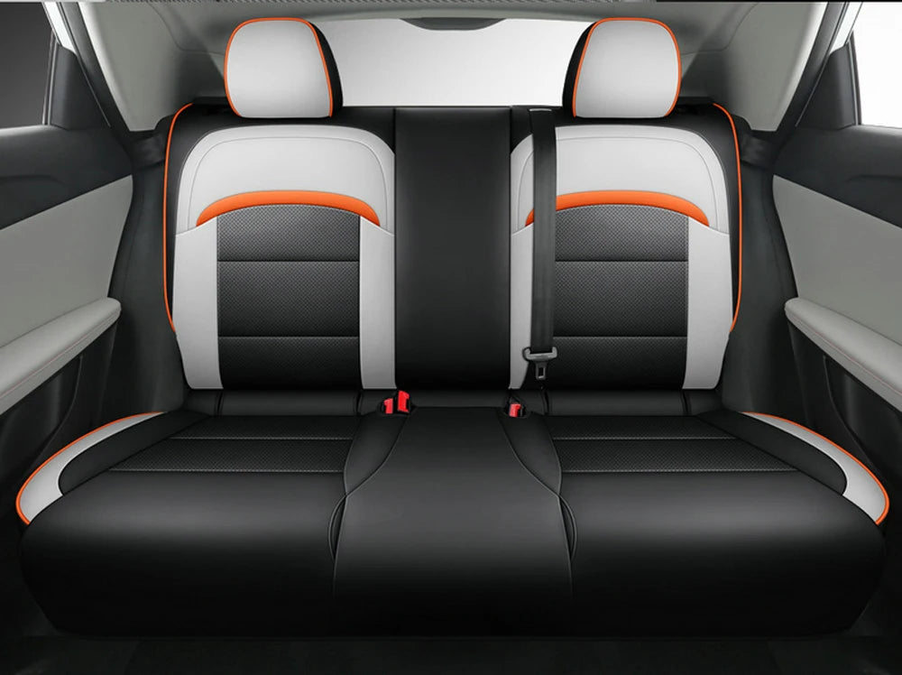 Car Special Seat Cover 5 seat Full Set For MG MG4 / MG4 EV Mulan 2022 2023 2024 2025 Leather Cushion Seat Protective Cover
