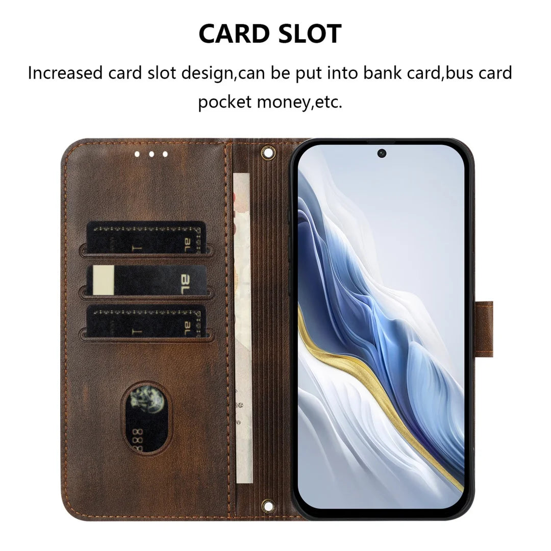 Leather Magnetic Flip Wallet Case For Redmi Note 15 Pro Plus 15 Pro 15 14 Pro Plus 14 Pro 14s 14 Phone Book Case Cover Car Mobile World