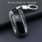 For Tesla Model X S Carbon Fiber Keychain Shell Car Remote Key Case Fob Cover 1PC CM World