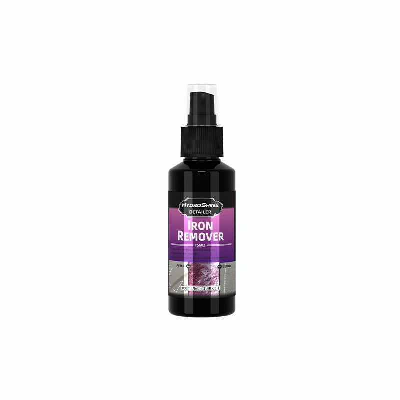 Hydroshine Iron Remover Car Detailing Fallout Spray Decontamination Kit Rust Remover Spray for Brake Rim Metal Surface Particles CM World