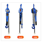 1 Ton 3M HSH Manual Chain Hoist - Hand Crank Lifting Hoist for Heavy-Duty Traction CM World