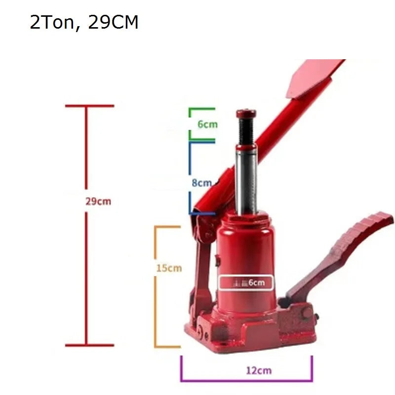 2TON-4Ton Pedal foot type hydraulic bottle Jack for change tire of vehicle car off-road automobile SUV off-road tire tyre change
