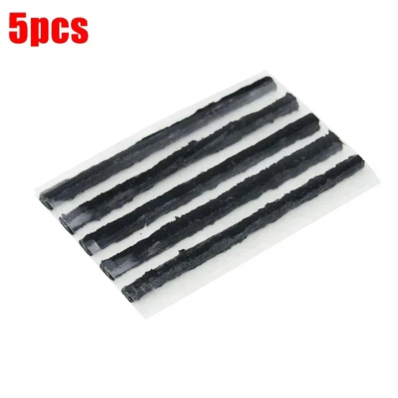 Car Tire Repair Tool Tubeless Tyre Repair Kit with Rubber Strips Studding Tool Puncture Plug Garage Tools for Motorcycle Trucks