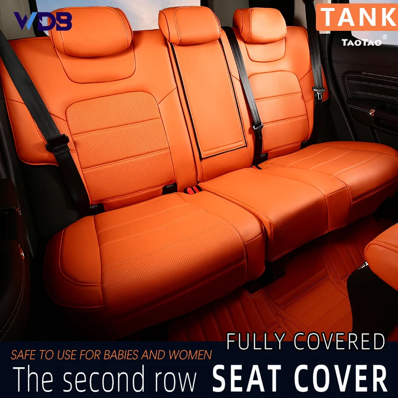 Custom Car Seat Covers Full Set Leather For Tank 300 2021 2022 2023 2024 Auto Interior Styling Protector Accesories Styling Car Mobile World