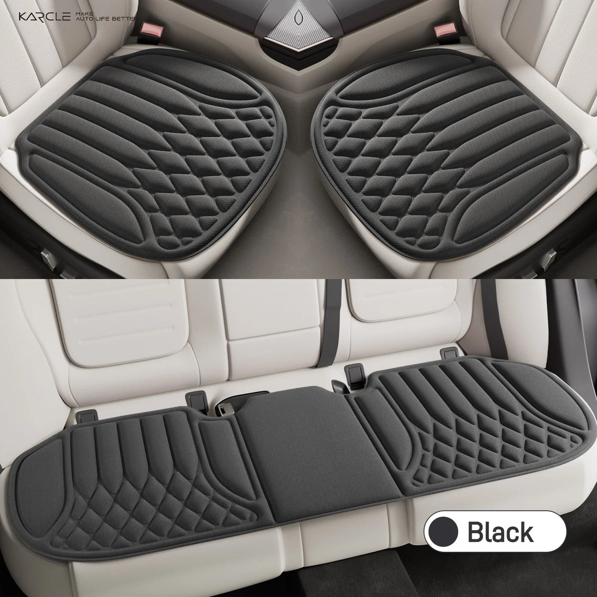 Breathable Latex cotton Car Seat Cover Set High-elastic Auto Seat Cushion Antibacterial Seat Pads Universal Chair Mat