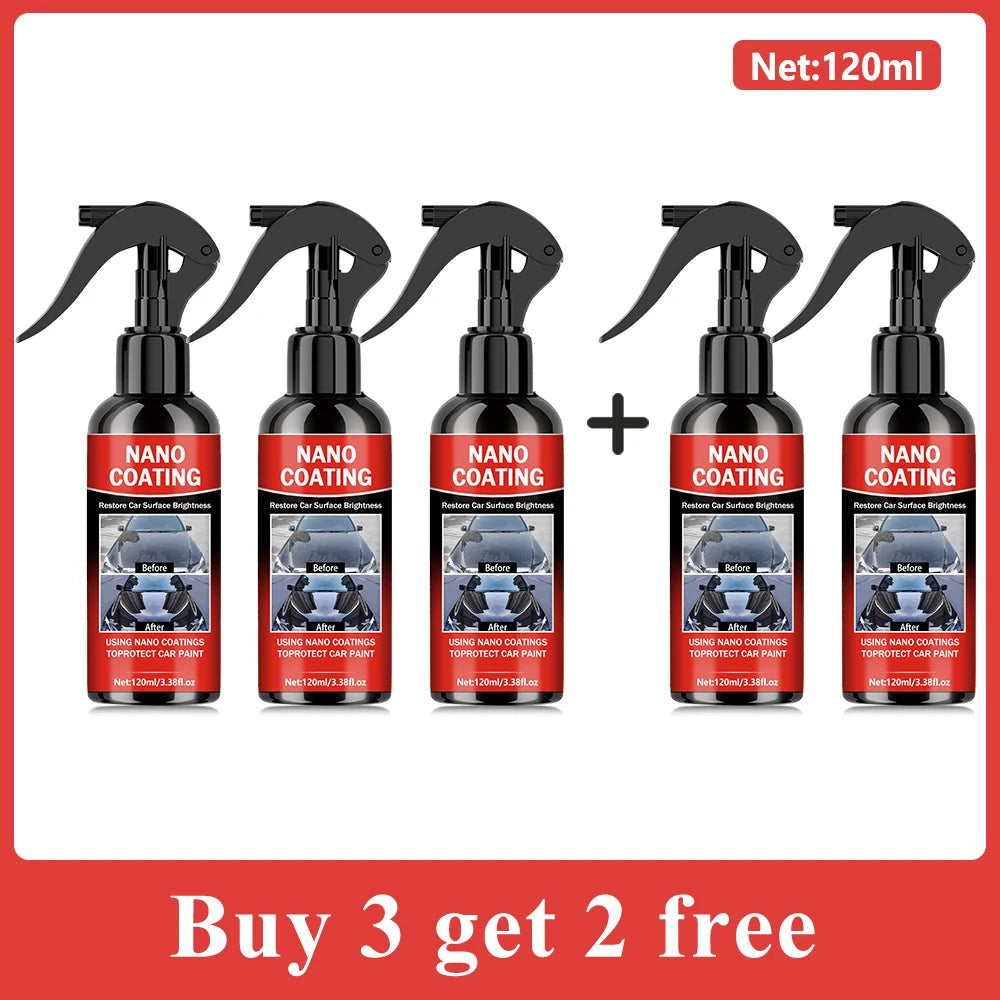 Graphene Nano Ceramic Car Coating Kit - Universal Professional Car Beauty, High Gloss Car Paint Protection, Long-Lasting Gloss CM World