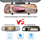 10 Inch Car DVR Car Touch Screen Driving Recorder Supports 1080P Front and Rear HD Night Vision Car Video Recorder
