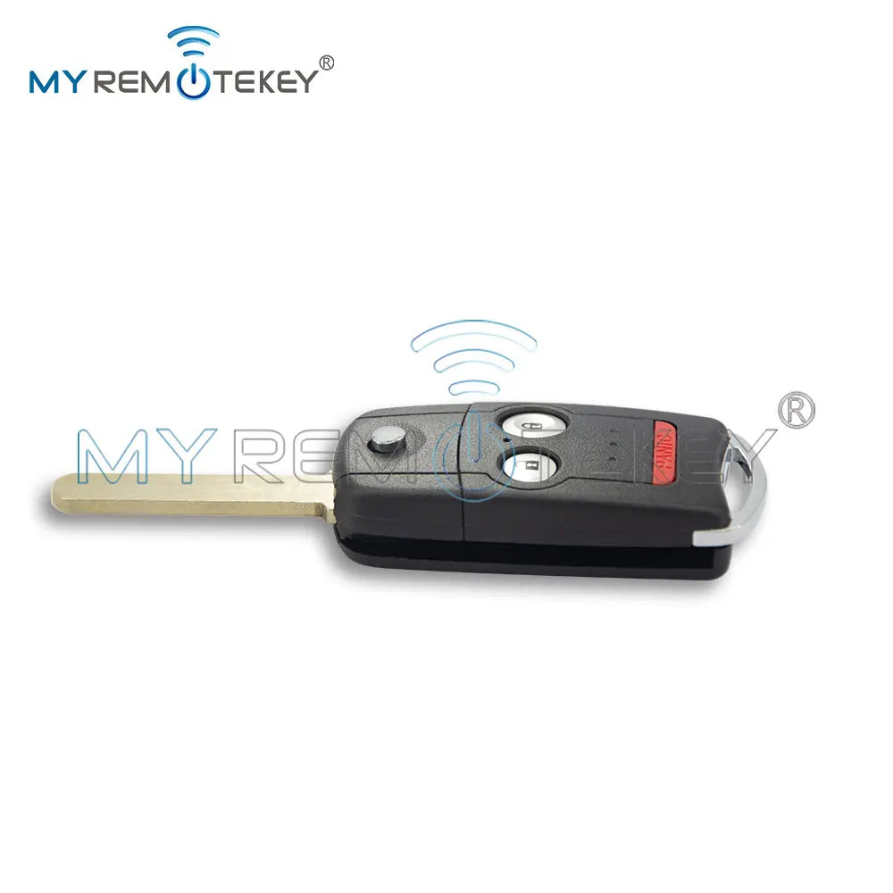 MYREMOTEKEY Flip Car Remote Key Shell Fob 2/3/4 Buttons MLBHLIK-1T for Honda Acura Civic Accord Jazz CRV HRV Key Case Housing CM World