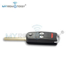 MYREMOTEKEY Flip Car Remote Key Shell Fob 2/3/4 Buttons MLBHLIK-1T for Honda Acura Civic Accord Jazz CRV HRV Key Case Housing CM World