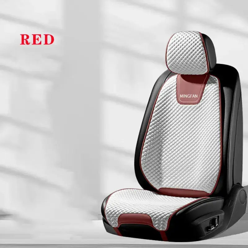 2023 NEW Real Silk Car Seat Cover Front Seat Protector Universal Summer Anti Dirty Non Slip Cushion Auto Interior Accessories Car Mobile World