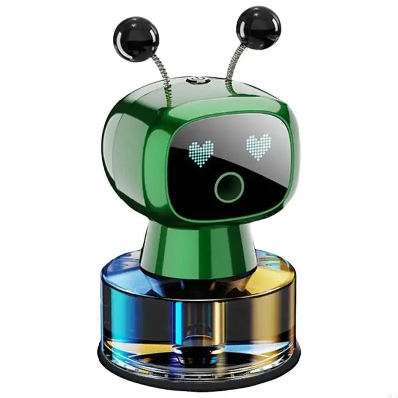 Innovative Robot Car Air Purifier Scent Diffuser with Usb Charges Port Creative Robot Design Car Air Freshener Car Mobile World
