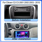 Android 15  Car Radio For Citroen C2 C3 2001 2002 2003 - 2010 Touch Screen Multimedia Video Player Navigation Bluetooth WIFI GPS CM World