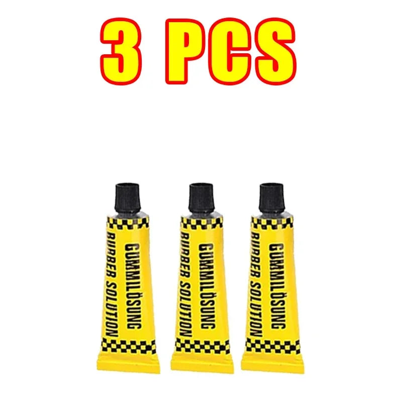 Car Tire Repair Kit Emergency Tire Repair Strips Glue Tubeless Tire Puncture Plug Set For Trucks Cars Motorcycles Accessories CM World