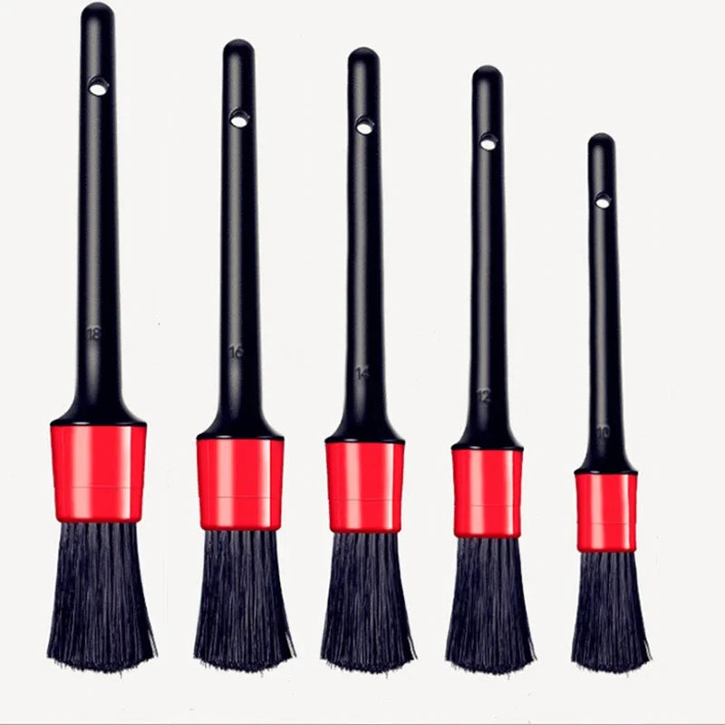 1/5pcs Car Cleaning Brush Kit Detailing Brushes Set For Car Cleaning Wash Tool interior Dashboard Air Outlet Wheel Rim Brush
