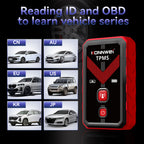 2026 KONNWEI TK100 Car Programable TPMS Sensors OBD Relearn Tool 433MHz315MHz Programing CELL PHONE Tire Pressure Monitor System CM World