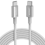 Anker Cable 100W 1m Nylon USB C to USB C 2.0 Type C Charging Cable Fast Charge for iPhone 16 15 Samsung Xiaomi Android Series