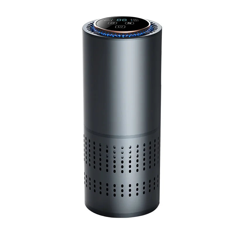 Negative Ion Car Air Purifier UV Sterilization Auto Air Cleaner Vehicle Ionizer Freshener Odor And Haze Removal