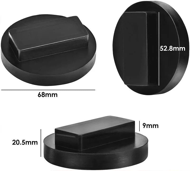 Universal Floor Slotted Car Jack Rubber Pad Pressure Resistant Jacking Tool Pinch Weld Side Lifting Disk For Lexus Subaru Fiat CM World