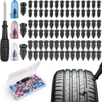 Car Tire Repair Nail Vacuum Tyre Screw Rubber Patch  Nails+ Tool Set W/Box Moto Tyre Repair Stud Patch Nail with Screwdriver. CM World