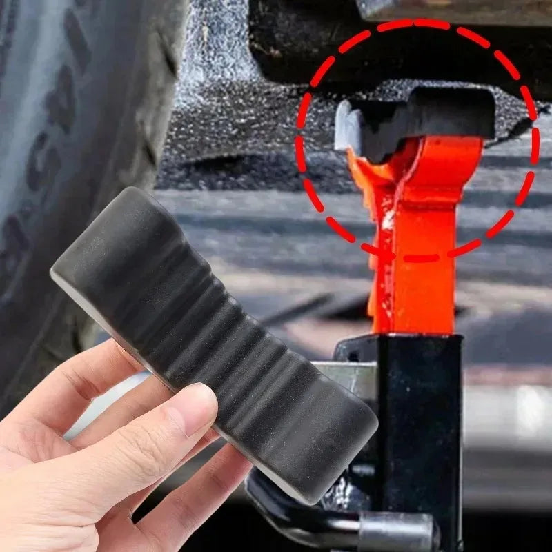Weld Floor Frame Rail Adapter Jack Rubber Car Jack Lift Pad Stand Car Slotted Lift Jack Stand Rubber Pad Car Repair Tools CM World