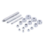 Bearing Disassembly Tool Repair Kit 17 Pcs/Set Seal Driver Installer Remover Automotive Tools Aluminum wheel bearing kit CM World