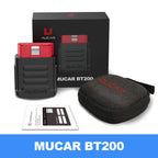 MUCAR BT200/BT200 Pro OBD2 Bluetooth Diagnostic Tool Full System Diagnose Oil SAS 15 Reset OBD 2 Scanner for All Car Code Reader CM World