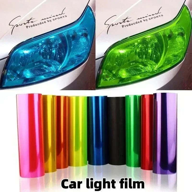 Car light film Amber Orange light film Car Fog Light Headlight Taillight Tint Vinyl Film Sheet Sticker Auto Body Film Cover Car Mobile World