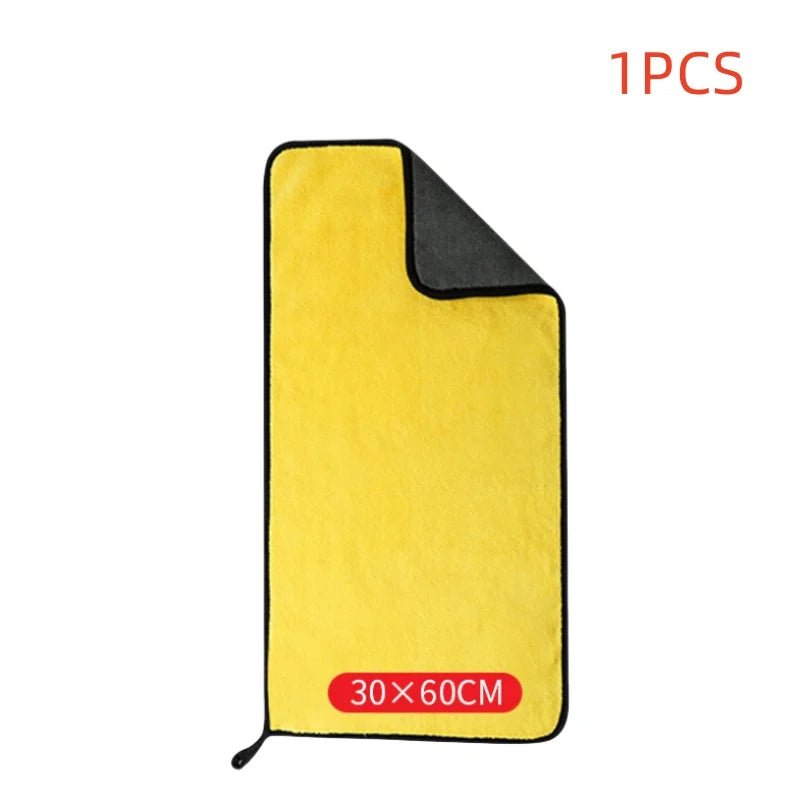 1/2/6PCS Car cleaning towels, car washing and drying cloths, microfiber towels, care face cloths, car beauty accessories CM World
